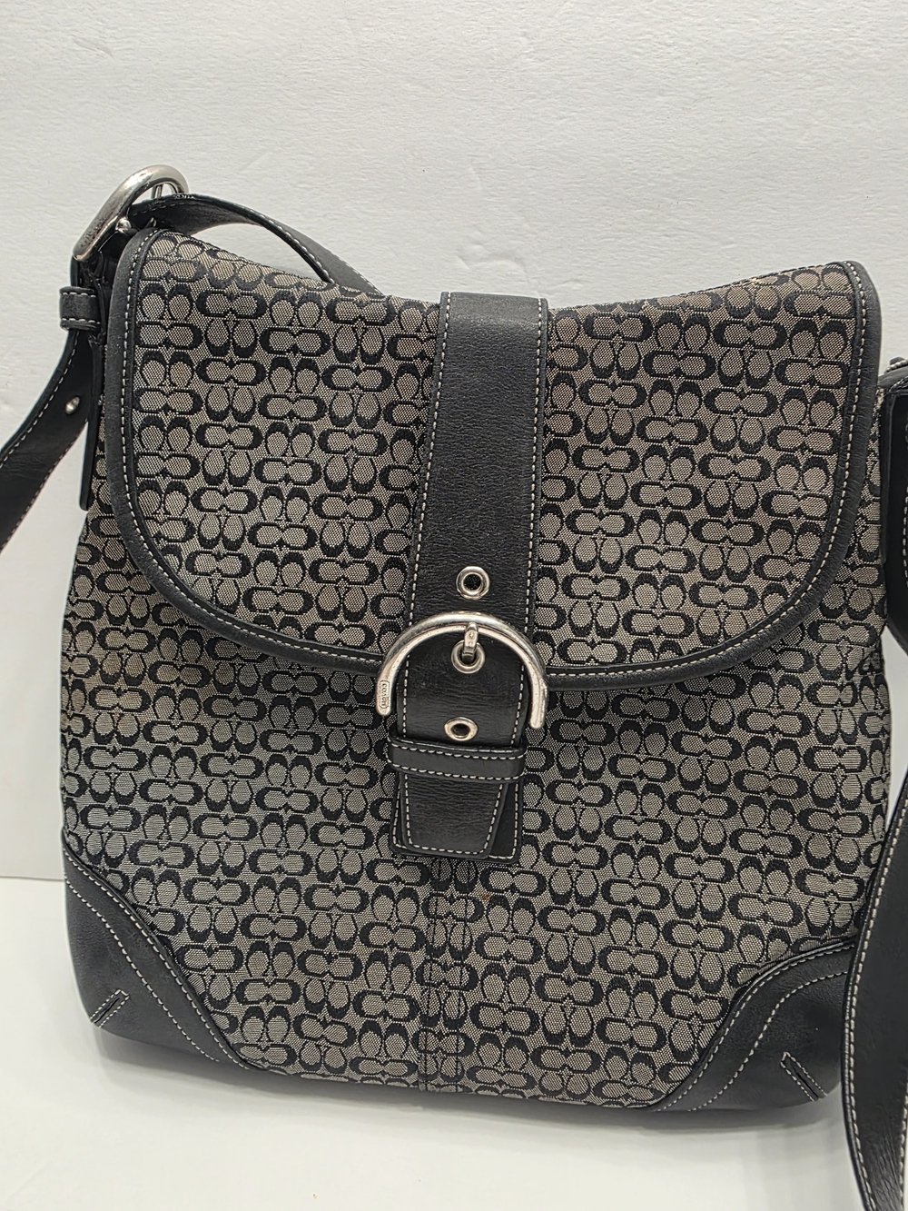 Coach Soho Signature Buckle Flap Bag Model 6376 View 3